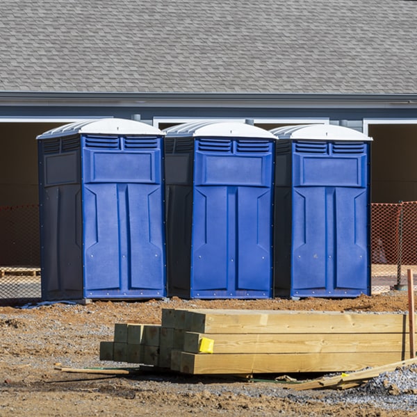 is there a specific order in which to place multiple portable restrooms in Dorchester Center